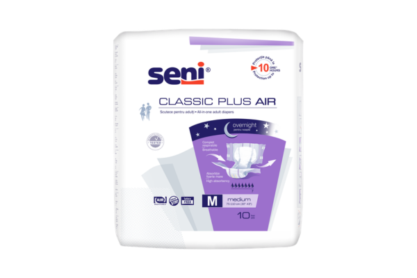 Пелени за възрастни Seni Classic Plus Air, M, 10бр
